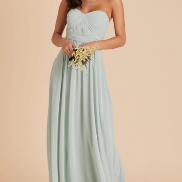 2 x Birdy Grey Grace convertible bridesmaid dress in S and M:  Sage Green - Picture 1 of 8